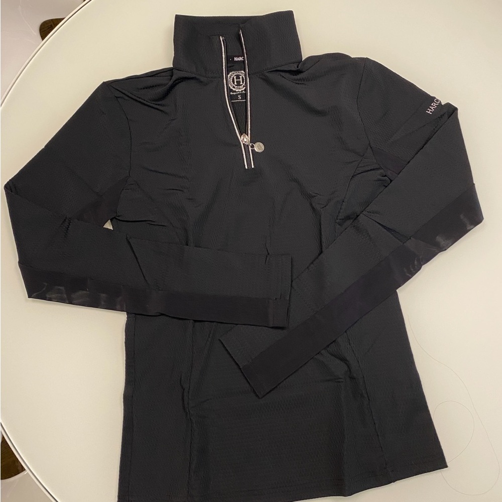 Harcour Equestrian/athletic 1/4 Zip Black Small